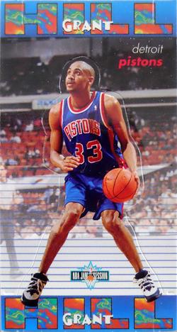 1996 Fleer NBA Jam Session Kellogg's French Frosties #NNO Grant Hill Front