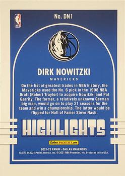 2021-22 Dallas Mavericks Dirk Nowitzki Highlights #DN1 Dirk Nowitzki Back