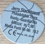 1996 Bates Milk Caps (Italian) #NNO Jerry Stackhouse Back