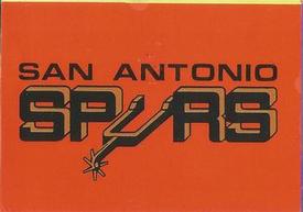 1986-87 Super Canasta Stickers (Spanish) #NNO San Antonio Spurs Front