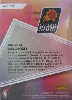 2022-23 Panini Recon - Top of the Charts #13 Devin Booker Back