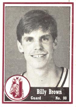 1988-89 Southwest Missouri State Bears #NNO Billy Brown Front