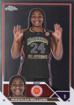 2023 Topps Chrome McDonald's All American #95 Mikaylah Williams Front
