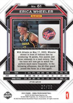 2023 Panini Prizm WNBA - Premium Box Set Prizms #61 Erica Wheeler Back