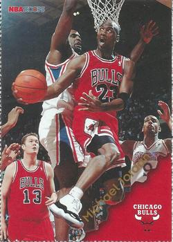 1996-97 Hoops Chicago Bulls Team Night Sheet Singles #NNO Michael Jordan Front