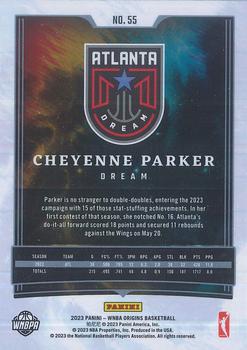 2023 Panini Origins WNBA - Red #55 Cheyenne Parker Back