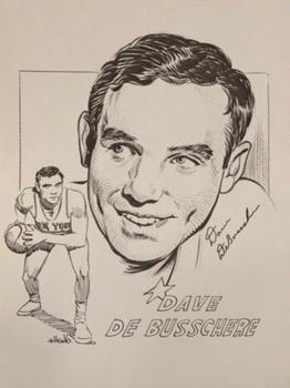 1969-70 Bill Gallo New York Knicks #NNO Dave DeBusschere Front
