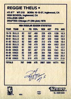 1988 Kenner Starting Lineup Cards - Unreleased Figure Aftermarket #3538115020 Reggie Theus Back