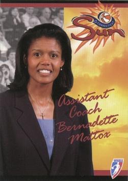 2004 Connecticut Sun #NNO Bernadette Mattox Front