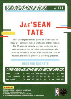 2023-24 Donruss #171 Jae'Sean Tate Back