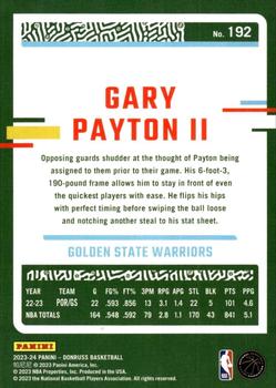 2023-24 Donruss #192 Gary Payton II Back