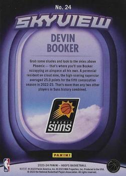 2023-24 Hoops Winter - Skyview #24 Devin Booker Back
