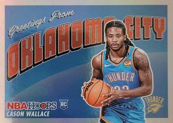 2023-24 Hoops Winter - Rookie Greetings Holo #10 Cason Wallace Front
