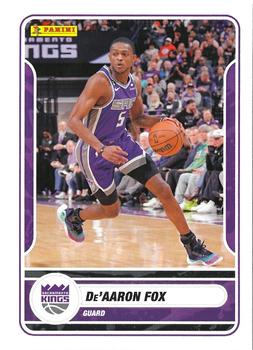 2023-24 Panini Sticker & Card Collection - Cards #42 De'Aaron Fox Front