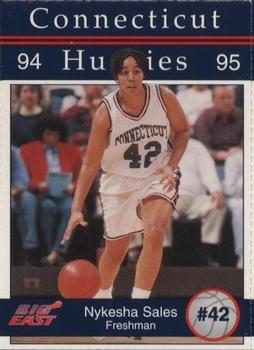 1994-95 Connecticut Huskies Women #NNO Nykesha Sales Front