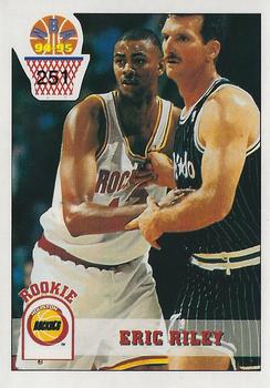 1994-95 Carousel NBA Basket Stickers (Greece) #251 Eric Riley Front