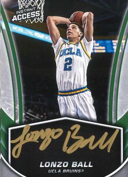 2017-18 Panini Instant NBA - Instant Access Autographs Green #IA-LB Lonzo Ball Front
