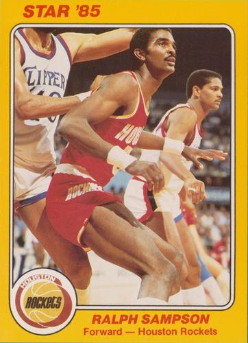 1985 Star Super Teams Houston Rockets #1 Ralph Sampson Front