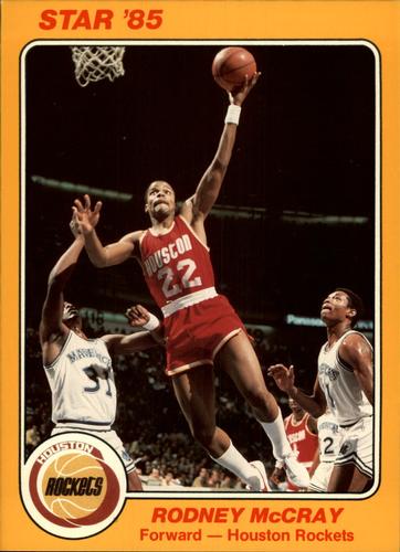 1985 Star Super Teams Houston Rockets #4 Rodney McCray Front