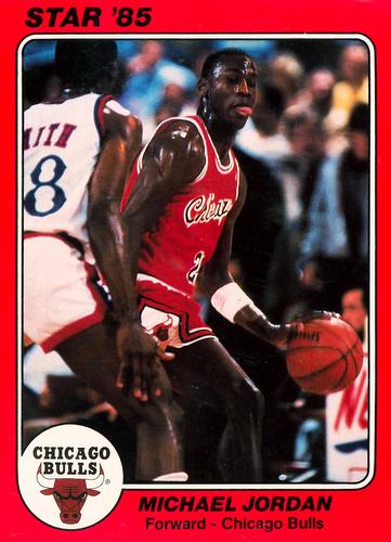 1985 Star Super Teams Chicago Bulls #1 Michael Jordan Front