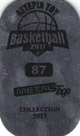 2017 Basketball Stars Metal Tag Collection (Greece) #87 Channing Frye Back