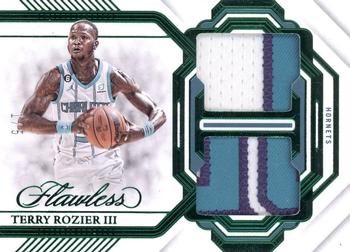 2022-23 Panini Flawless - Dual Patches Emerald #DPH-TER Terry Rozier III Front