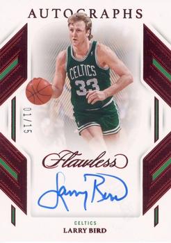 2022-23 Panini Flawless - Flawless Autographs Ruby #FA-LBD Larry Bird Front