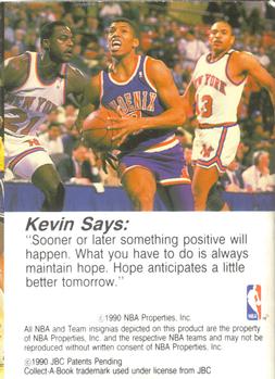 1990-91 Hoops CollectABooks #40 Kevin Johnson Back