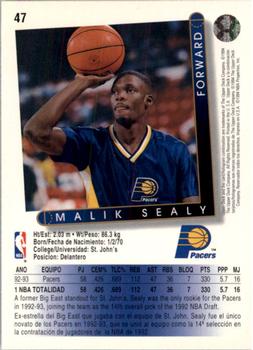 1993-94 Upper Deck Spanish #47 Malik Sealy Back