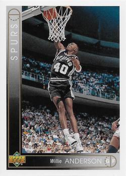 1993-94 Upper Deck French #29 Willie Anderson Front