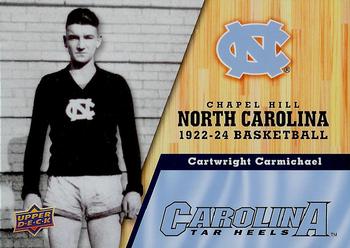 2010-11 Upper Deck North Carolina Tar Heels #2 Cartwright Carmichael Front