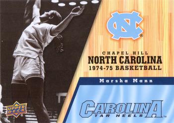 2010-11 Upper Deck North Carolina Tar Heels #33 Marsha Mann Front