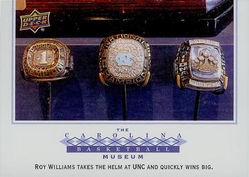 2010-11 Upper Deck North Carolina Tar Heels #140 Roy Williams' NCAA Championship Rings Front