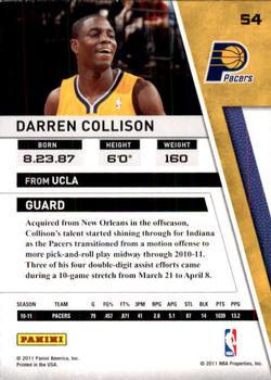 2010-11 Panini Season Update #54 Darren Collison Back