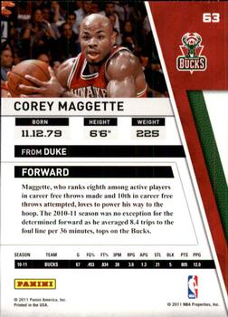 2010-11 Panini Season Update #63 Corey Maggette Back