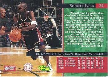 1995 Classic Rookies - Silver Foil #24 Sherrell Ford Back