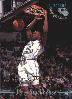 1995 Classic Rookies - Autograph Edition #3 Jerry Stackhouse Front