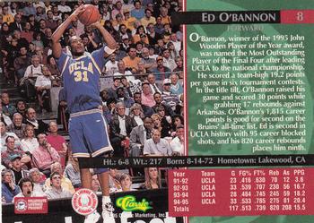 1995 Classic Rookies - Autograph Edition #8 Ed O'Bannon Back