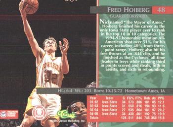 1995 Classic Rookies - Autograph Edition #48 Fred Hoiberg Back