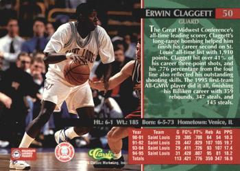 1995 Classic Rookies - Autograph Edition #50 Erwin Claggett Back