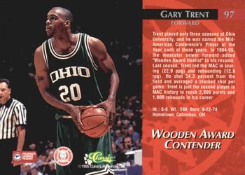 1995 Classic Rookies - Autograph Edition #97 Gary Trent Back