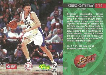 1995 Classic Rookies - Autograph Edition #114 Greg Ostertag Back