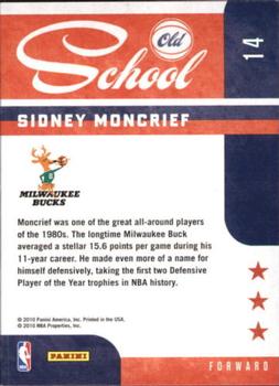 2010-11 Panini Prestige - Old School #14 Sidney Moncrief Back