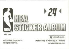 2010-11 Panini Stickers #24 Kris Humphries Back
