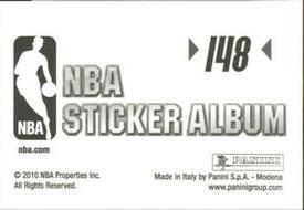 2010-11 Panini Stickers #148 Ryan Anderson Back