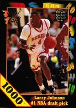 1991-92 Wild Card - 1000 Stripe #1 Larry Johnson Front