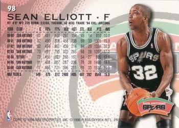 1996-97 Fleer European #98 Sean Elliott Back