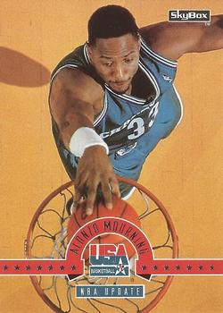 1994 SkyBox USA #4 Alonzo Mourning Front