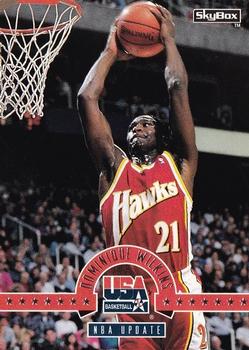 1994 SkyBox USA #34 Dominique Wilkins Front
