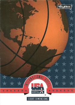 1994 SkyBox USA #85 International Rules Front
